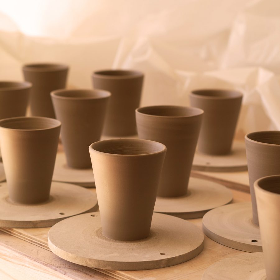 Handgetöpferte Keramik von Octoclay Pottery